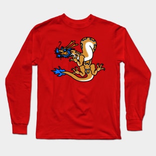 Yellow Dragon Long Sleeve T-Shirt